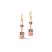 Charger l'image dans la galerie, BOUCLES D OREILLES Femme COEUR DE LION GeoCUBE® Iconic golden Blush2838/20-1132 (Copie)