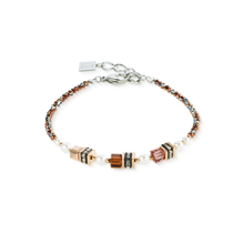 Charger l'image dans la galerie, BRACELET Femme ACIER COEUR DE LION Sparkling Princess Mocha Mousse 4567301100