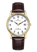 Charger l'image dans la galerie, MONTRE Homme cuir marron CERTUS 611235