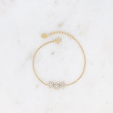 Charger l'image dans la galerie, BRACELET Dame 3 fleurs acier inoxydable BOHM