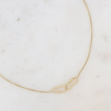 Charger l'image dans la galerie, COLLIER Femme 2 ANNEAUX ENLACES BOHM