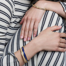 Charger l'image dans la galerie, BRACELET Dame Jonc fermé Bleu NAVY BANGLE-UP BUP22-B07-BFA40