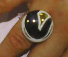 Charger l'image dans la galerie, BAGUE Dame FANTAISIE REGLABLE GEVOLE EN CERAMIQUE BGXS