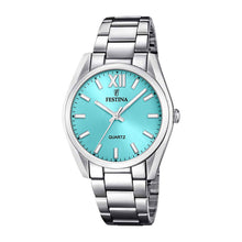 Charger l'image dans la galerie, MONTRE mixte FESTINA ACIER FOND TURQUOISE F20622/D