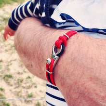 Charger l'image dans la galerie, BRACELET Homme BOLLARD AMARRE 2 BICOLORE ELDEN BA01/17-RG/BG