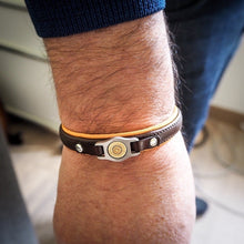 Charger l'image dans la galerie, BRACELET Homme Cuir et Douille Bang Bang N.6 ELDEN SBOO6M