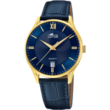 Charger l'image dans la galerie, MONTRE Homme cuir bleu LOTUS 18403/H