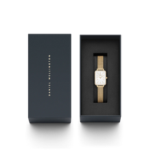 Charger l'image dans la galerie, MONTRE Dame Quadro Lumine Bezel Evergold DANIEL WELLINGTON DW00100668