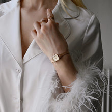 Charger l'image dans la galerie, MONTRE Dame Quadro Mini Melrose Rose Gold Champagne DANIEL WELLINGTON DW00100651