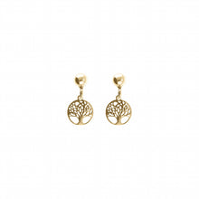 Charger l&#39;image dans la galerie, Boucles d4oreilles dAME PENDANTES ARBRE DE VIE argent
