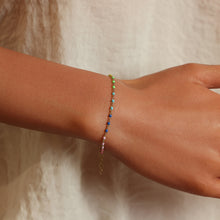 Charger l&#39;image dans la galerie, BRACELET Dame  argent doré multicolore 024257J
