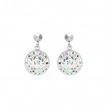 Charger l&#39;image dans la galerie, BOUCLES D&#39;OREILLES Dame fleur de lotus ACIER INOXYDABLE STELLA MIA
