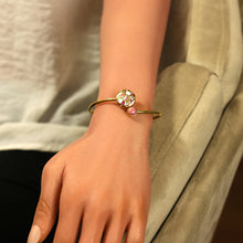 Charger l&#39;image dans la galerie, BRACELET Dame jonc flexible ACIER DORE INOXYDABLE STELLA MIA 2variantes
