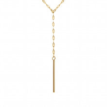 Charger l&#39;image dans la galerie, COLLIER Femme ACIER DORÉ FORME CRAVATE
