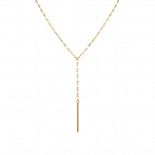 Charger l&#39;image dans la galerie, COLLIER Femme ACIER DORÉ FORME CRAVATE
