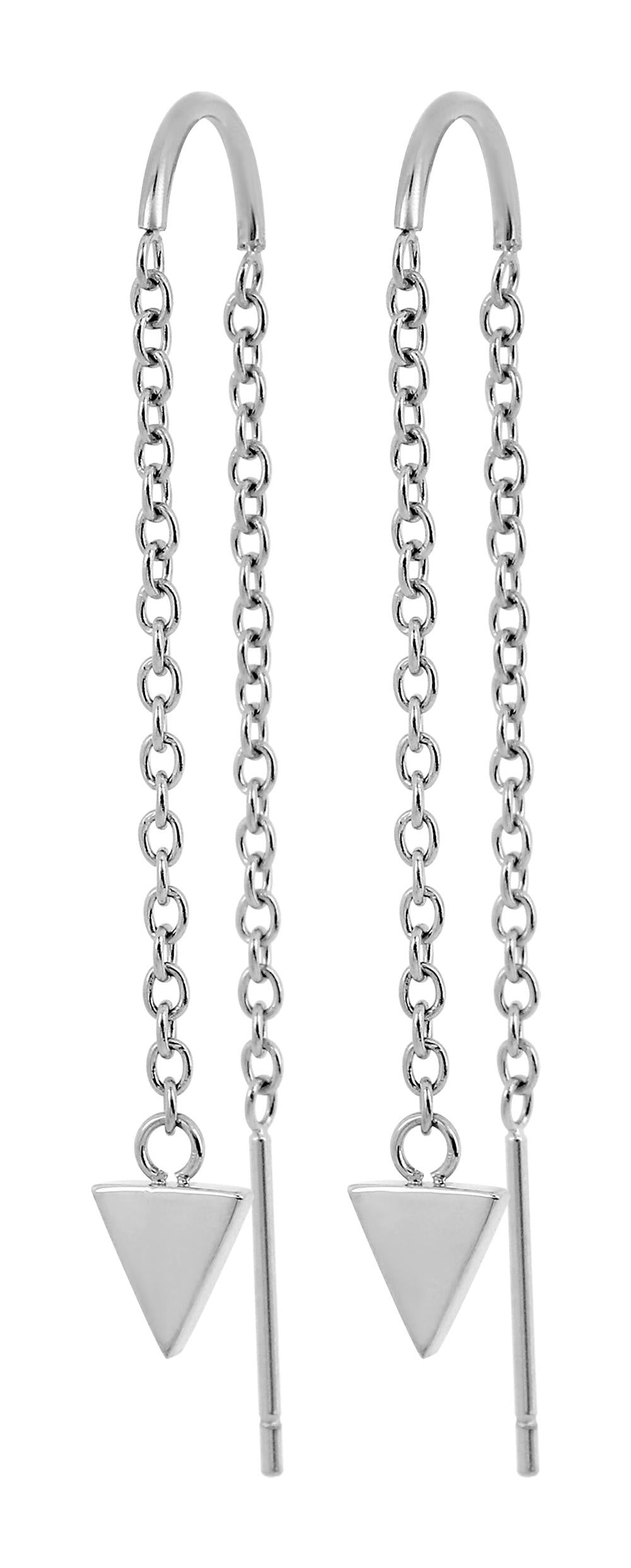 BOUCLES DOREILLES Dame pendantes ACIER