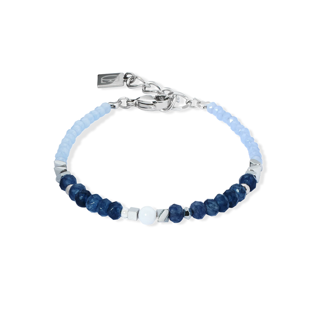 BRACELET Dame COEUR DE LION Amulette Modern Future argent-bleu 2036/30-0717