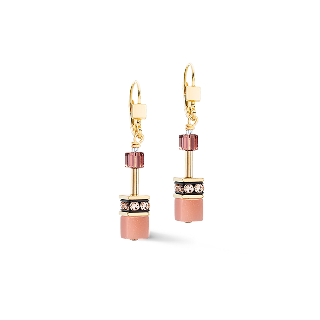 BOUCLES D OREILLES Femme COEUR DE LION  GeoCUBE® Iconic golden Blush2838/20-1132 (Copie)