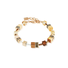 Charger l&#39;image dans la galerie, BRACELET Femme ACIER COEUR DE LION GeoCUBE® Iconic Mocha Mousse 2838/30-1100
