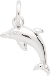 PENDENTIF DAUPHIN ARGENT RHODIE 306102