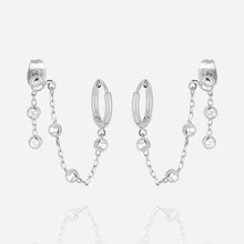 Charger l&#39;image dans la galerie, BOUCLES D&#39;OREILLES Dame &quot;AGEHA&quot; ZAG SEX26988-00WHT
