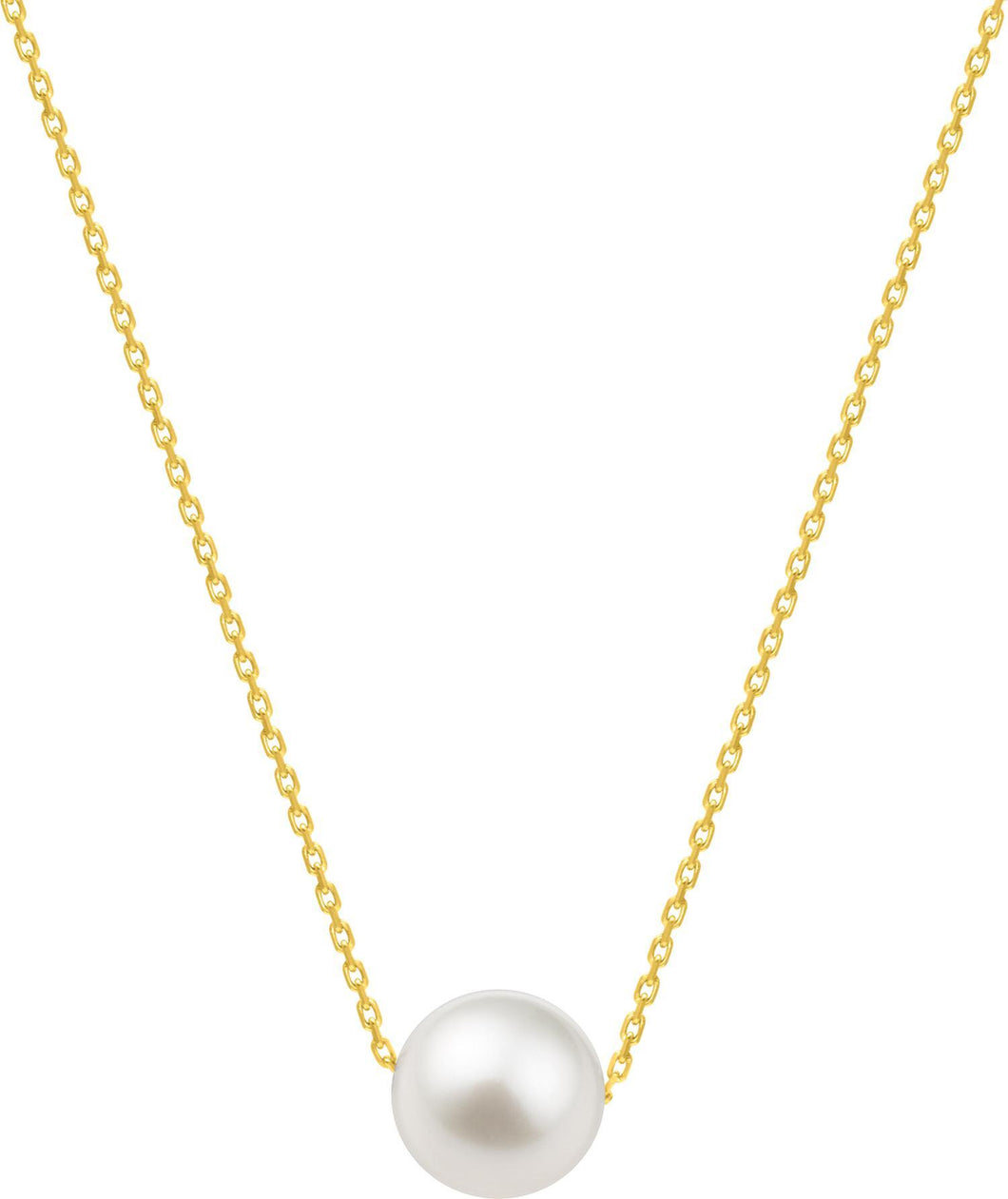 COLLIER Femme OR JAUNE ET PERLE 393017.PO