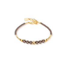 Charger l&#39;image dans la galerie, BRACELET Femme ACIER COEUR DE LION  Shimmering Princess Pearls or-marron 4312301100
