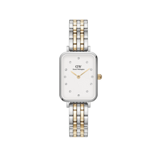 Charger l&#39;image dans la galerie, MONTRE Dame Quadro Lumine 5-link two-tone DANIEL WELLINGTON DW00100625
