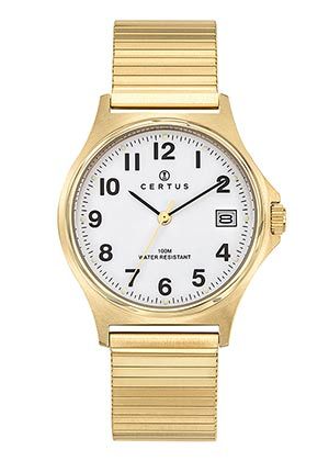 MONTRE Homme DORE BRACELET EXTENSIBLE 617008