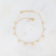 Charger l&#39;image dans la galerie, CHAINE DE CHEVILLE ACIER Dame IKITA BOULES
