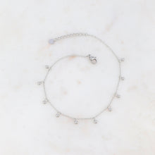 Charger l&#39;image dans la galerie, CHAINE DE CHEVILLE ACIER Dame IKITA BOULES
