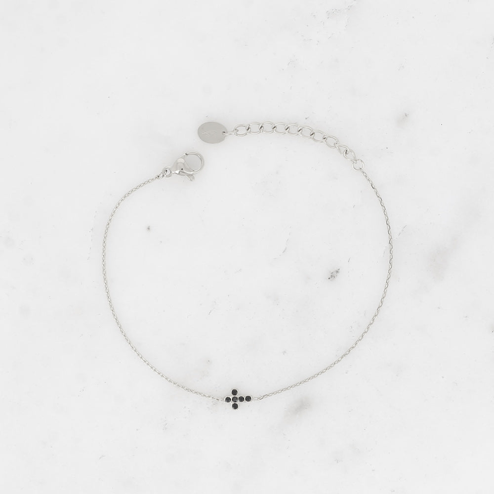 BRACELET Femme BOHM ACIER INOXYDABLE CROIX OXYDES