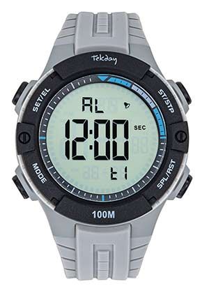 MONTRE Homme DIGITAL TEKDAY SILICON GRIS 656223