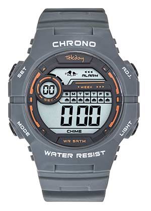 MONTRE Homme DIGITAL GRIS TEKDAY 656231