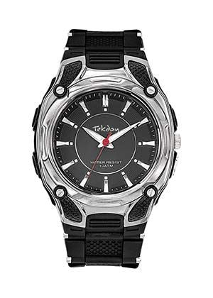 MONTRE Homme noire analogique TEKDAY 656240
