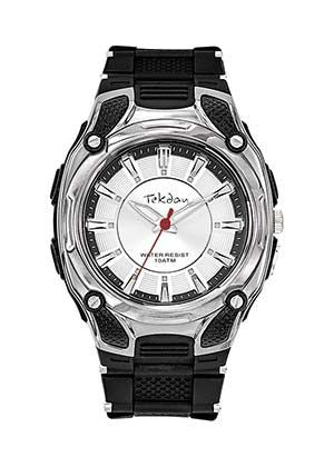 MONTRE Homme noire/argentée analogique TEKDAY 656241