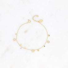 Charger l'image dans la galerie, BRACELET Dame pastilles rondes et pastilles soleil ajouré  BOHM
