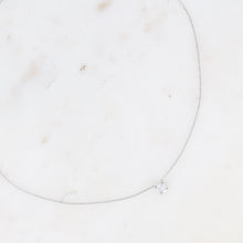 Charger l&#39;image dans la galerie, COLLIER Dame  cristal ROND Acier Doré ou argenté BOHM
