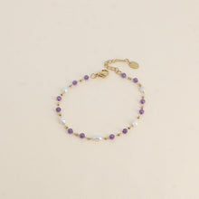 Charger l&#39;image dans la galerie, BRACELET Femme BOHM FLORINA PIERRES NATURELLES ET PERLES
