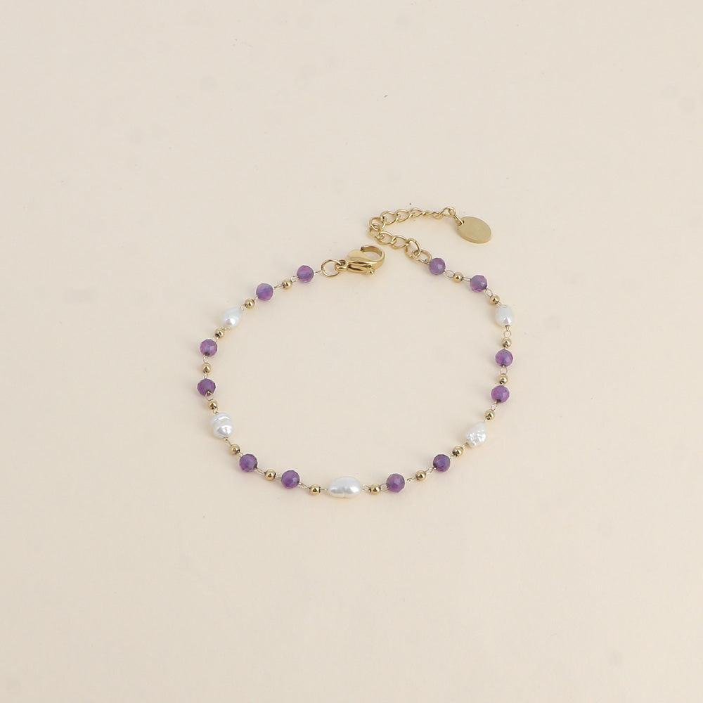 BRACELET Femme BOHM FLORINA PIERRES NATURELLES ET PERLES