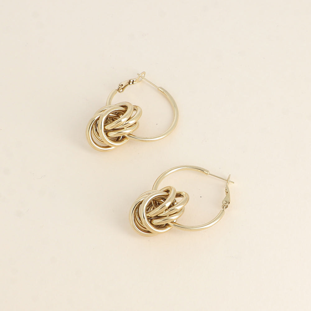 BOUCLES D'OREILLES Dame créoles dormeuses BOHM