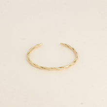 Charger l&#39;image dans la galerie, BRACELET Dame acier doré JONC TORSADE BOHM

