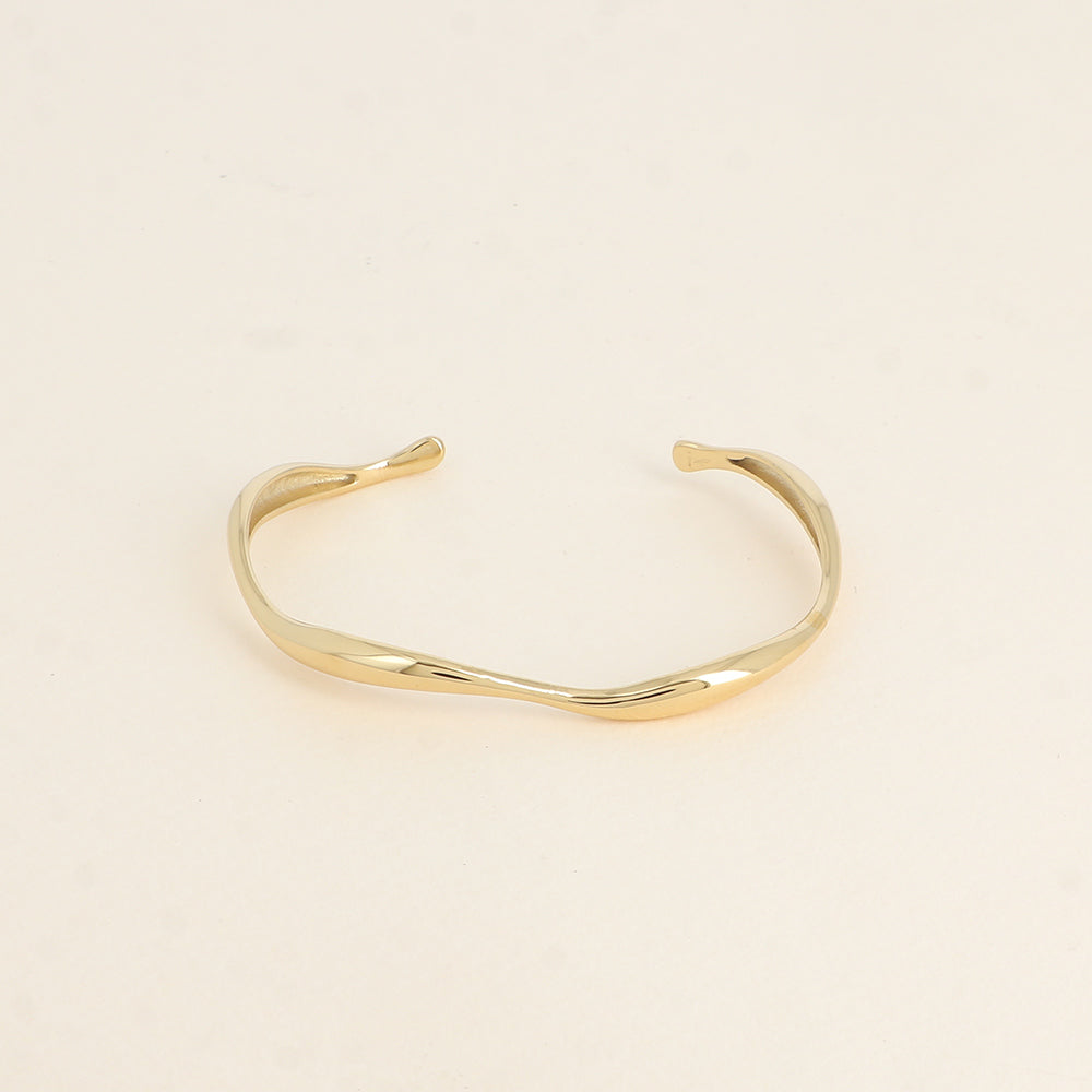 Bracelet Femme acier JONC ONDULE BOHM