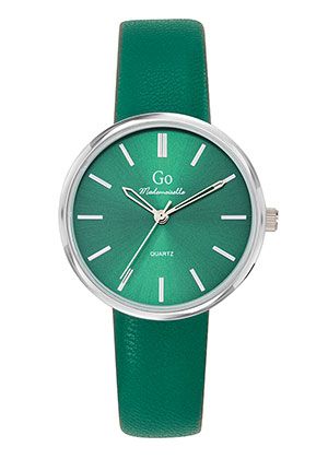 MONTRE Dame CUIR vert GO 699336