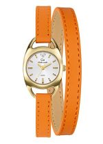 MONTRE Dame CUIR bracelet  double GO 699383