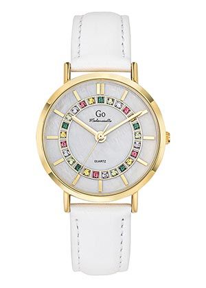 MONTRE Dame cuir blanc GO Mademoiselle 699581