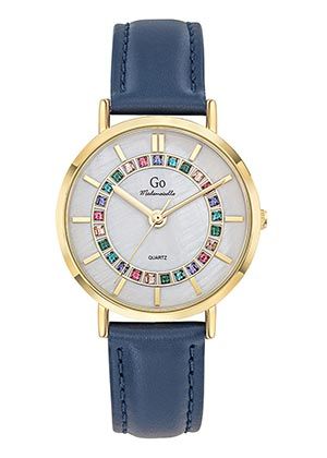 MONTRE Dame cuir bleu GO Mademoiselle 699582