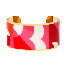 Charger l&#39;image dans la galerie, BRACELET Dame Manchette B.PRINT - Rouge Salsa BANGLE-UP
