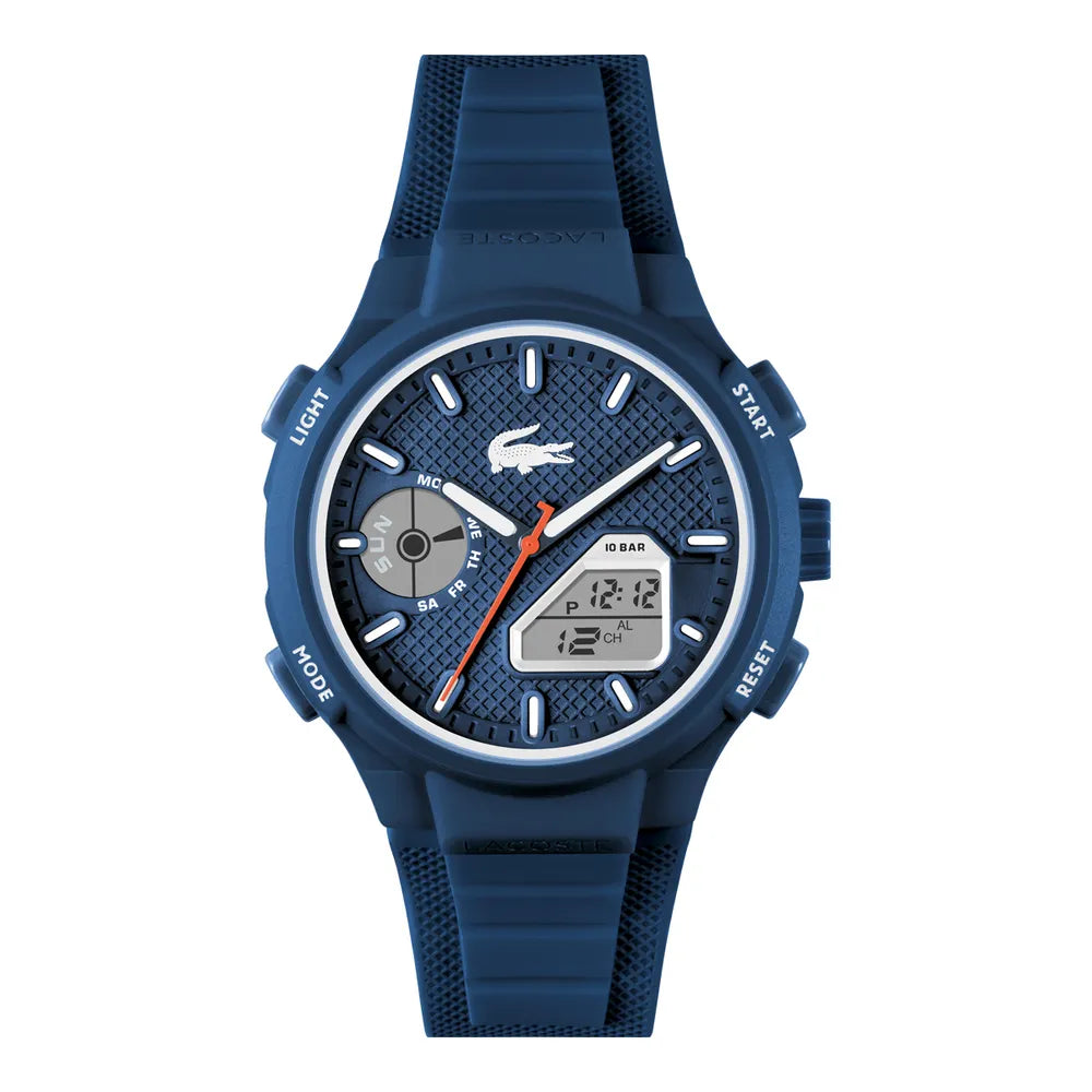 MONTRE Homme LC33 LACOSTE bracelet silicone bleu 2011370