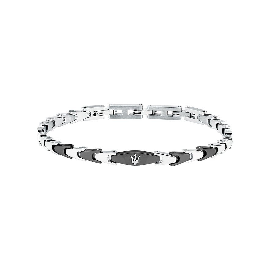 BRACELET Homme Iconic Argenté et noir  MASERATI JM225AVD83